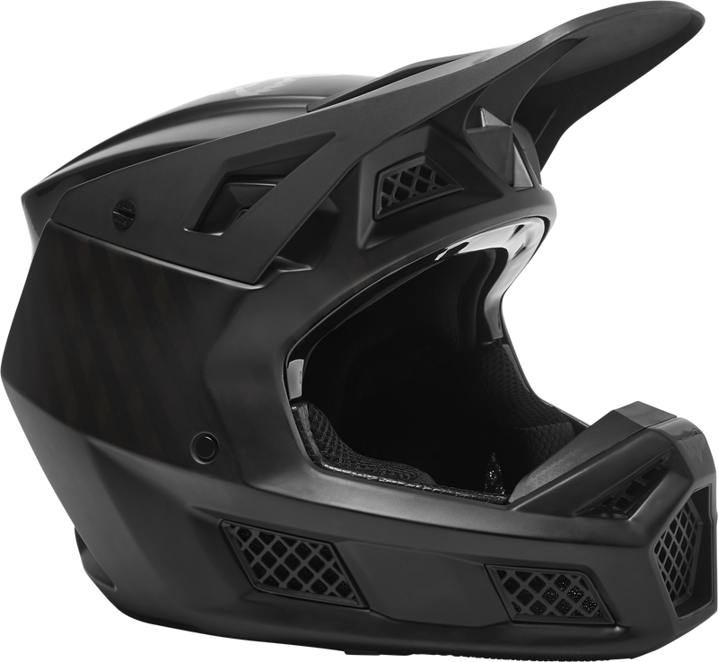Fox Racing - V3 Rs Black Carbon Helmet, Ece