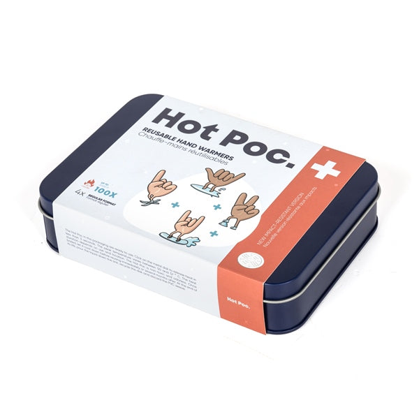 HotPoc-HAND WARMER 4 PCS W/ SILI DISC HOTPOC HP-4PCS-SHSS-PLUS 628678574106