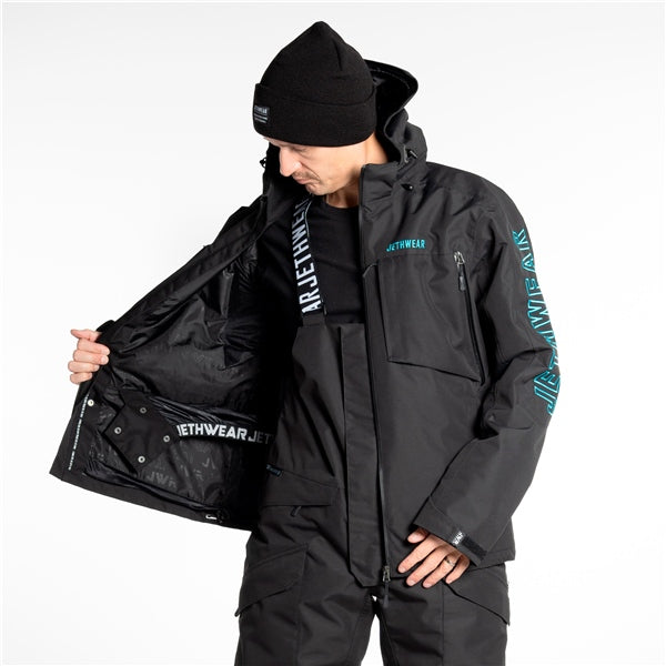 Jethwear-JACKET CRISP MEN BK/BL 4XL J24121-001-4XL 7340107554420