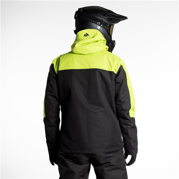 Jethwear-JACKET CRISP MEN BK/LIME 4XL J24121-052-4XL 7340107554581