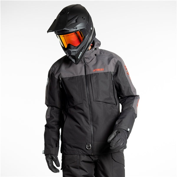 Jethwear-JACKET CRISP MEN BK/GY/RD 4XL J24121-049-4XL 7340107554741