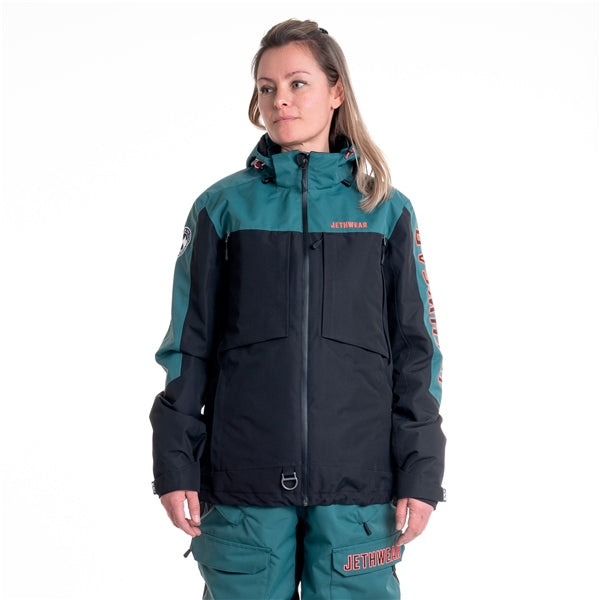 Jethwear-JACKET GLACIAL WOM DARK EMERALD 3XL J24131-076-3XL 7340107555564