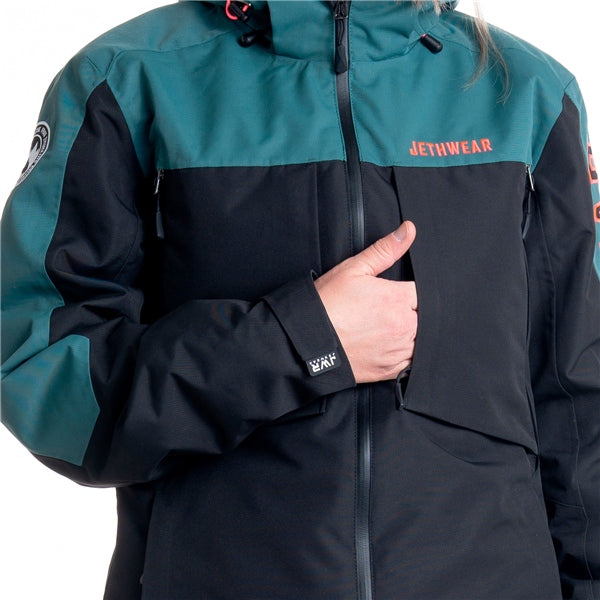 Jethwear-JACKET GLACIAL WOM DARK EMERALD 3XL J24131-076-3XL 7340107555564