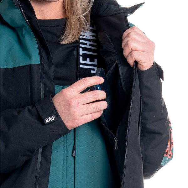 Jethwear-JACKET GLACIAL WOM DARK EMERALD 3XL J24131-076-3XL 7340107555564