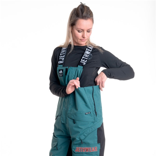 Jethwear-BIB PANT WOM DARK EMERALD 3XL J24231-076-3XL 7340107556400