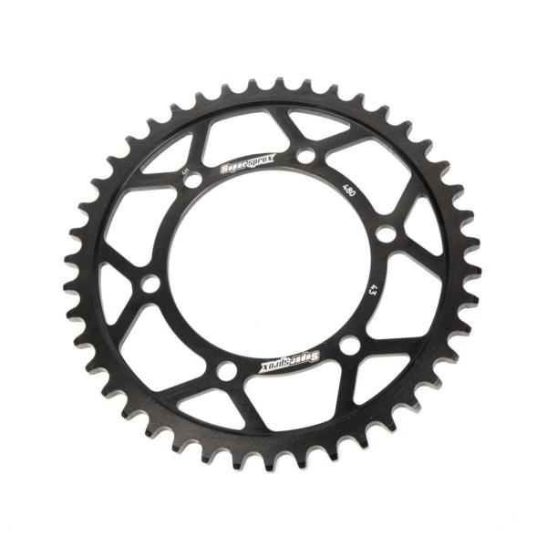 Supersprox-SPROCKET 43 Rear Suzuki Black SUPERSPROX RFE-480-43-BLK