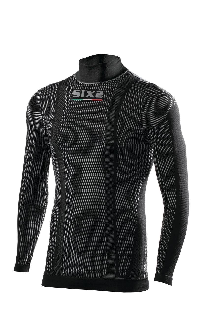 Sixs - KTS3 Kids long-Sleeve TurtleNeck Carbon Underwear Jersey