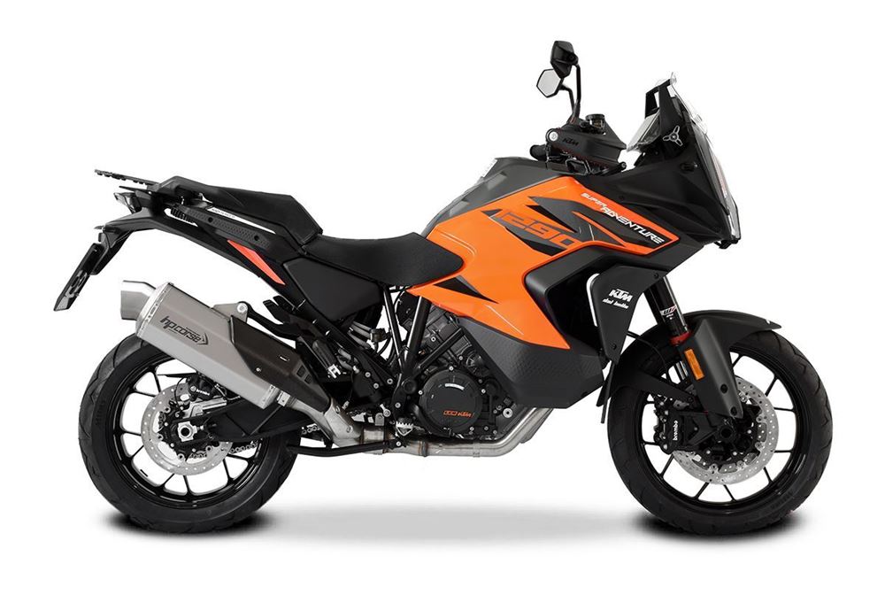HPCorse 4 Track RR Exhaust for KTM 1290 Super Adventure S R 2021 Up 4 Track RR Black Titanium